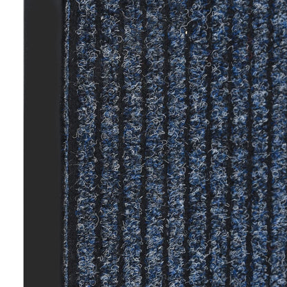 vidaXL Doormat  Striped Blue 40x60 cm