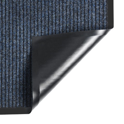 vidaXL Doormat  Striped Blue 40x60 cm