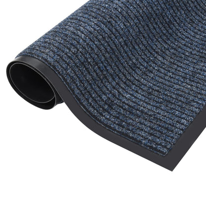vidaXL Doormat  Striped Blue 40x60 cm