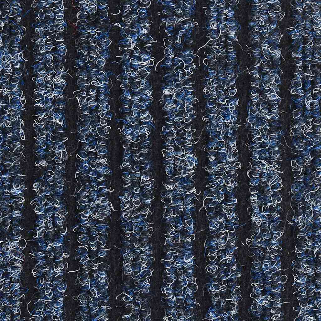 vidaXL Doormat Striped Blue 40x60 cm