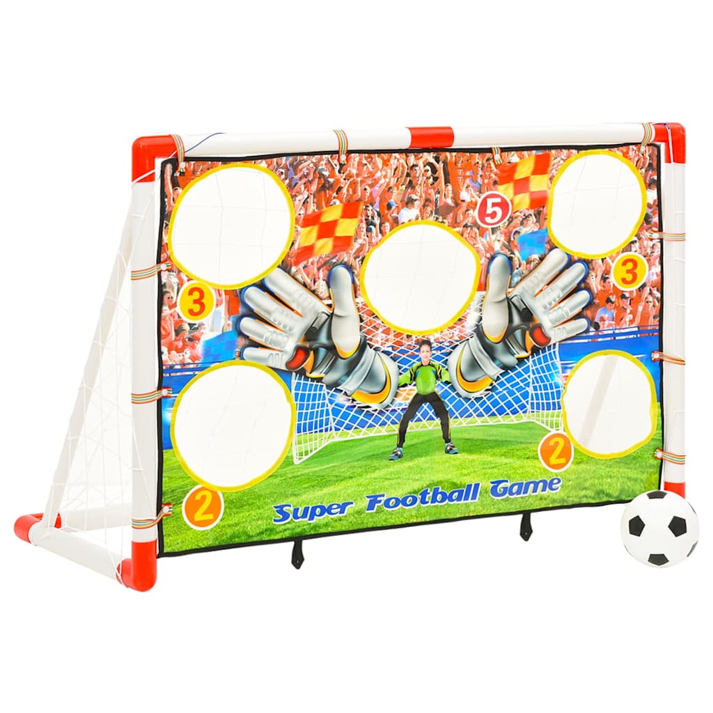 vidaXL Children Football Goal Set with Goal Wall 120x51x77,5 cm