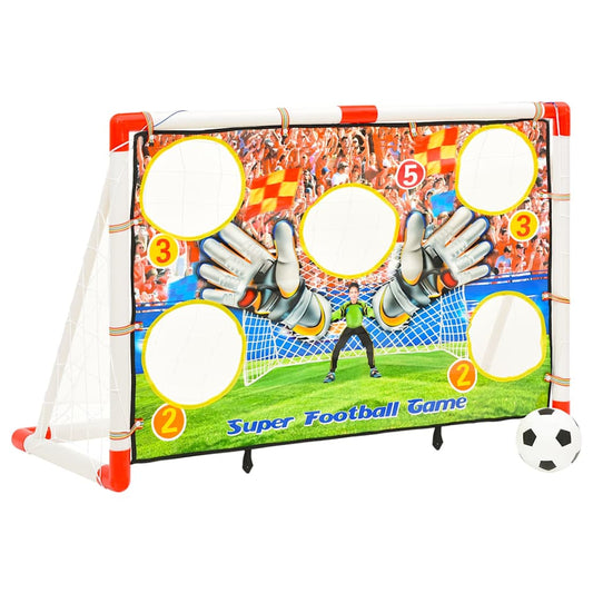 vidaXL Children Football Goal Set with Goal Wall 120x51x77,5 cm