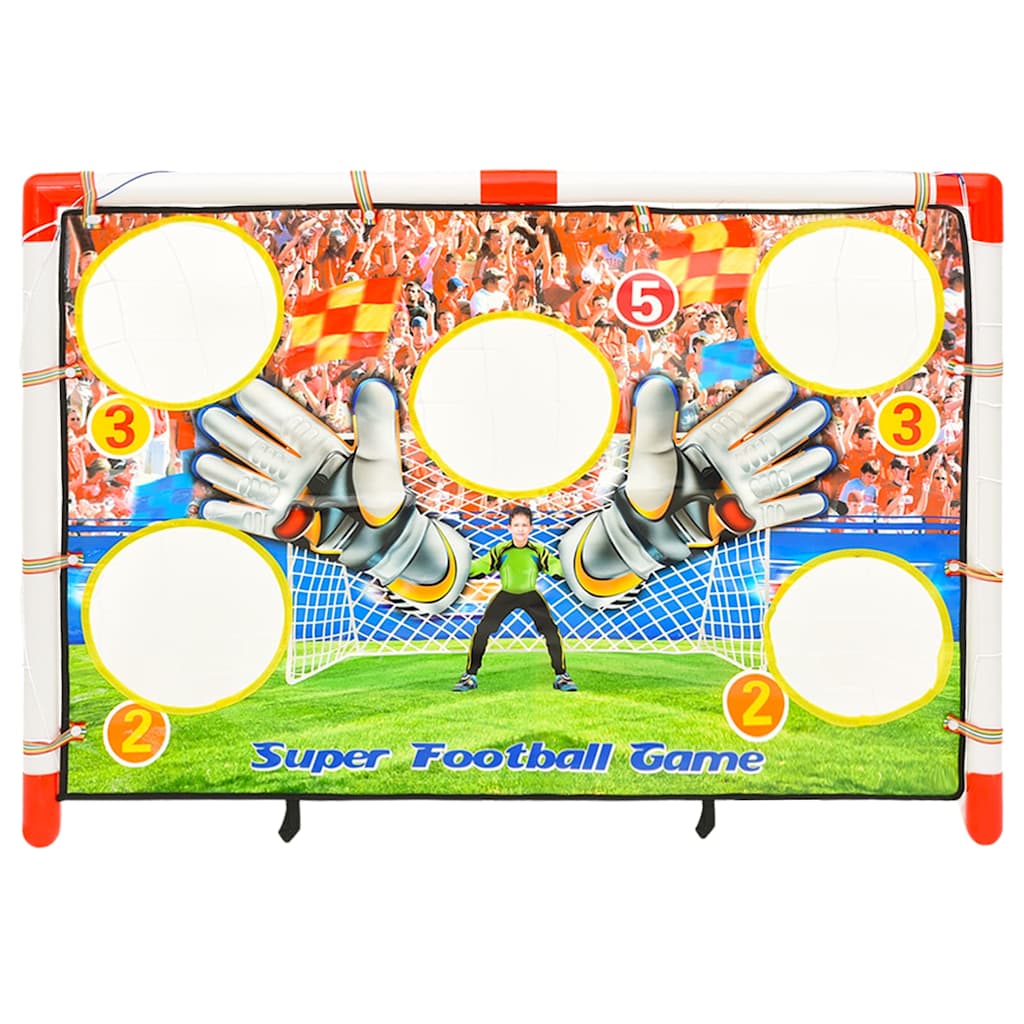 vidaXL Children Football Goal Set with Goal Wall 120x51x77,5 cm