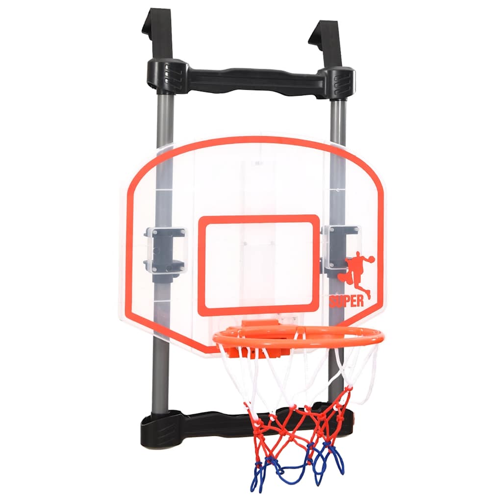 vidaXL Children Basketball Play Set for Door Adjustable