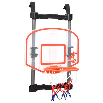 vidaXL Children Basketball Play Set for Door Adjustable