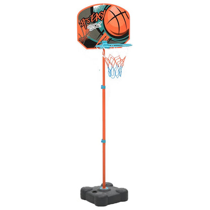 80355 vidaXL Portable Basketball Play Set Adjustable 109-141 cm