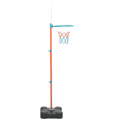 80355 vidaXL Portable Basketball Play Set Adjustable 109-141 cm