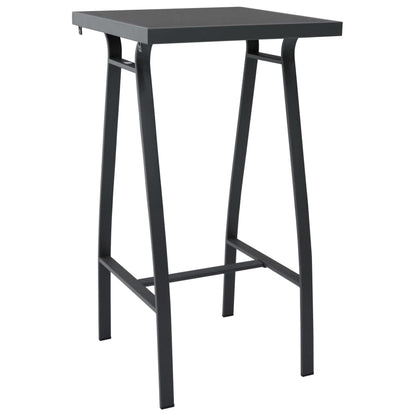 vidaXL Garden Bar Set | Black | Steel | Medium | Durable | Garden Bar Set