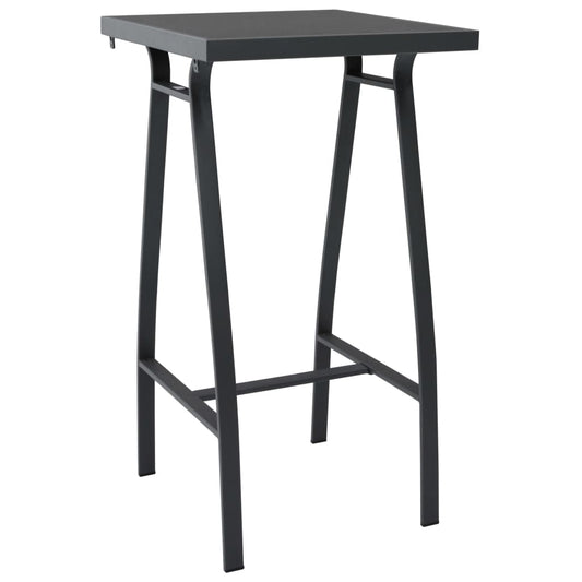 vidaXL Garden Bar Set | Black | Steel | Medium | Durable | Garden Bar Set