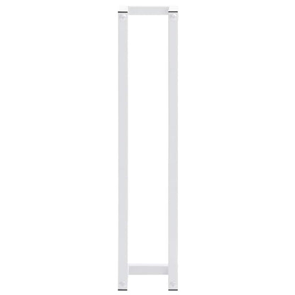 vidaXL Towel Rack White 12.5x12.5x60 cm Steel