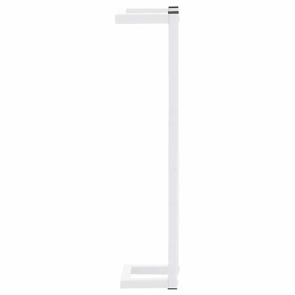 336116 vidaXL Towel Rack White 12,5x12,5x60 cm Steel