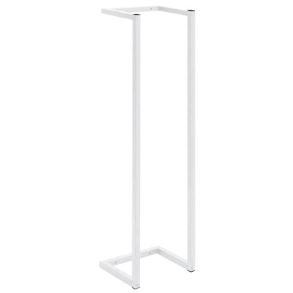 vidaXL Towel Rack | White | Steel | Medium | Towel Rack | Rectangular | Modern
