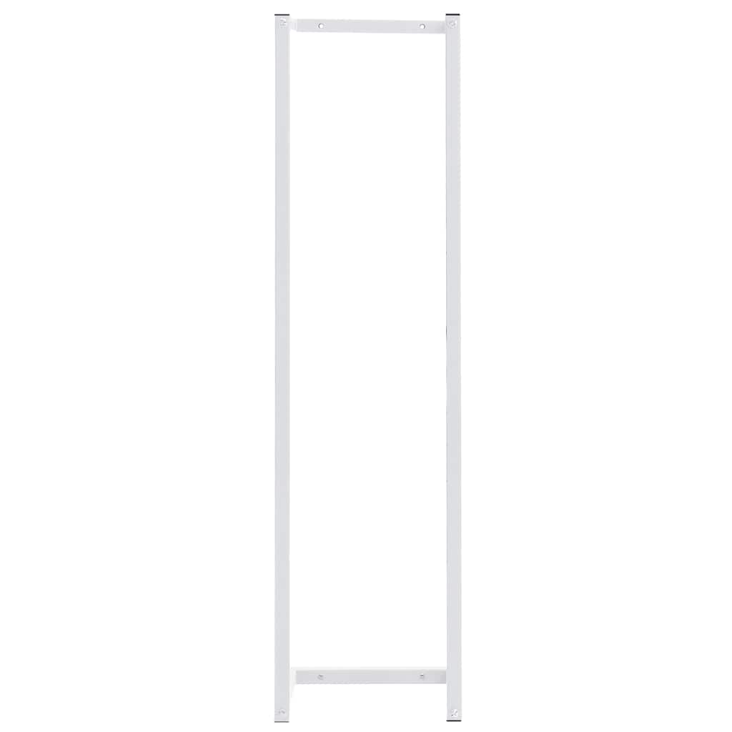 vidaXL Towel Rack | White | Steel | Medium | Towel Rack | Rectangular | Modern