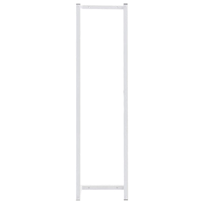 vidaXL Towel Rack | White | Steel | Medium | Towel Rack | Rectangular | Modern
