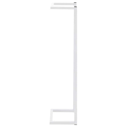 vidaXL Towel Rack | White | Steel | Medium | Towel Rack | Rectangular | Modern