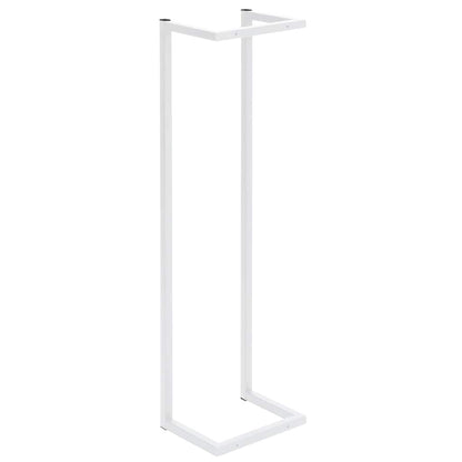 vidaXL Towel Rack | White | Steel | Medium | Towel Rack | Rectangular | Modern