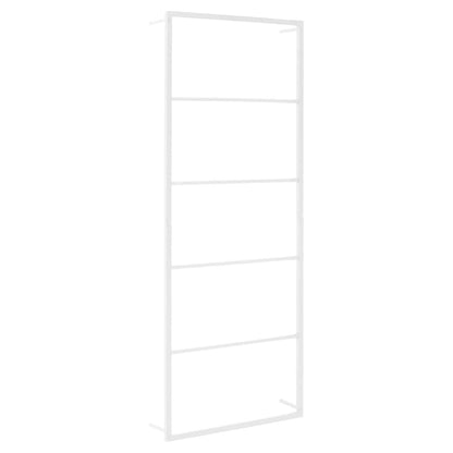 vidaXL Towel Rack White 45x10x115 cm Steel