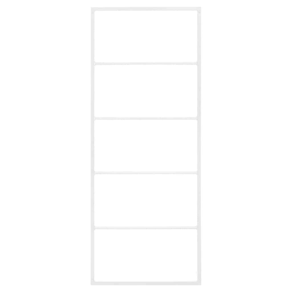 vidaXL Towel Rack White 45x10x115 cm Steel