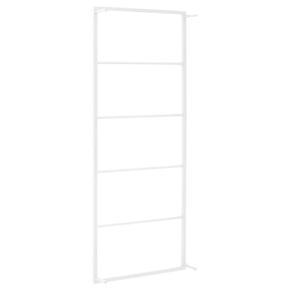 vidaXL Towel Rack White 45x10x115 cm Steel
