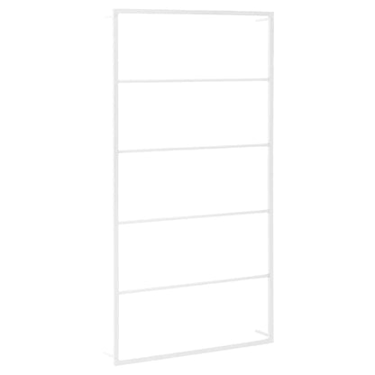 vidaXL Towel Rack | White | Steel | Size specified in dimensions | Towel Rack
