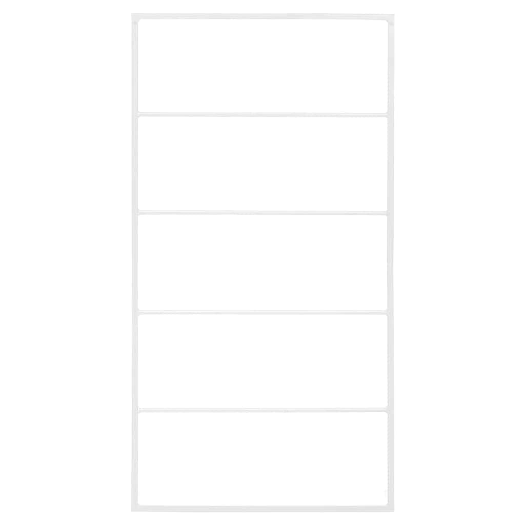 vidaXL Towel Rack | White | Steel | Size specified in dimensions | Towel Rack