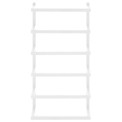 vidaXL Towel Rack White 24x12x48 cm Steel