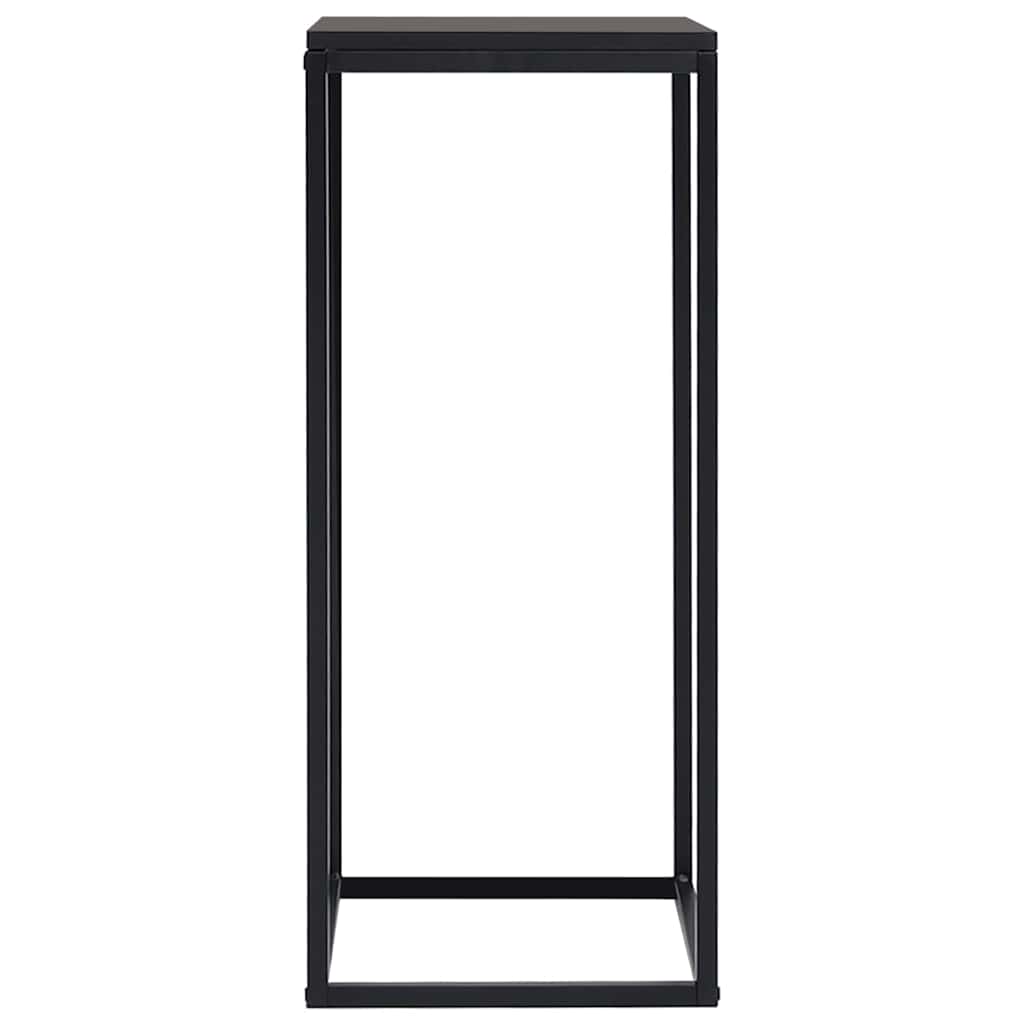 336128 vidaXL Side Tables 2 pcs Black Steel