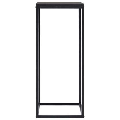 336128 vidaXL Side Tables 2 pcs Black Steel