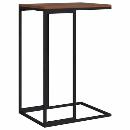 336129 vidaXL Side Table Black 40x30x59 cm Engineered Wood