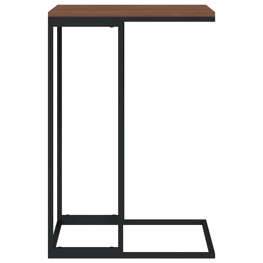 336129 vidaXL Side Table Black 40x30x59 cm Engineered Wood