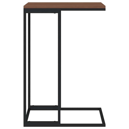 336129 vidaXL Side Table Black 40x30x59 cm Engineered Wood