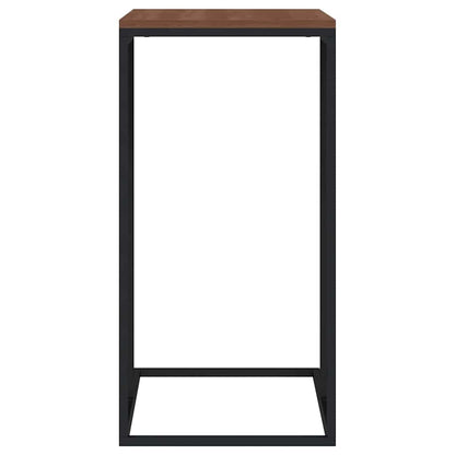 336129 vidaXL Side Table Black 40x30x59 cm Engineered Wood