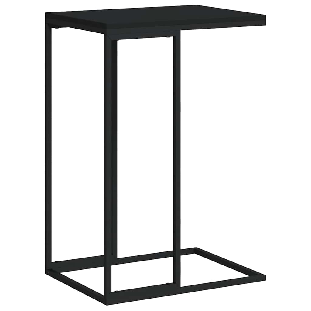 vidaXL Side Table | Black | Engineered Wood | Small |  Durable  | Side Table