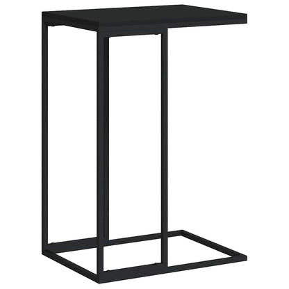 336130 vidaXL Side Table Black 40x30x59 cm Engineered Wood