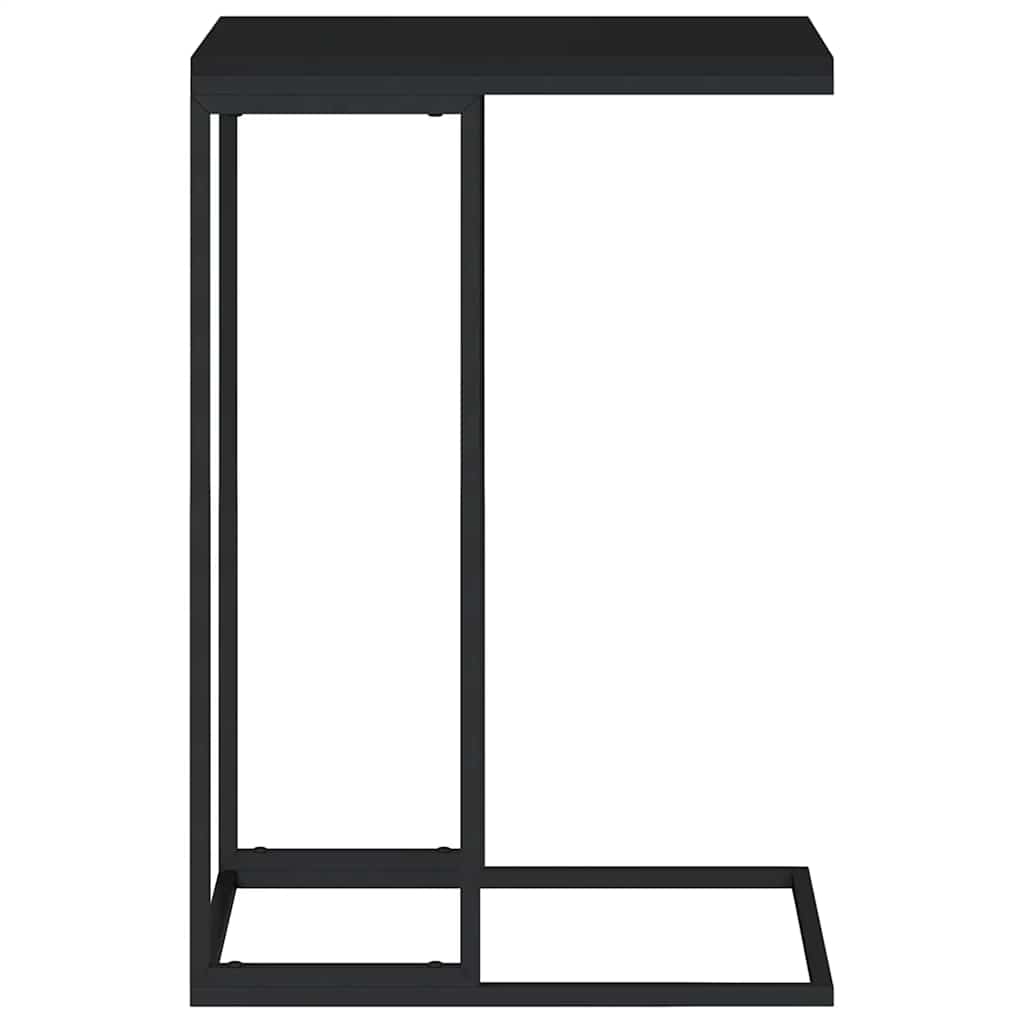 vidaXL Side Table | Black | Engineered Wood | Small |  Durable  | Side Table