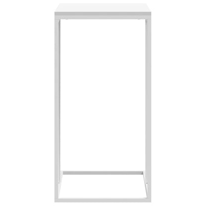 336131 vidaXL Side Table White 40x30x59 cm Engineered Wood