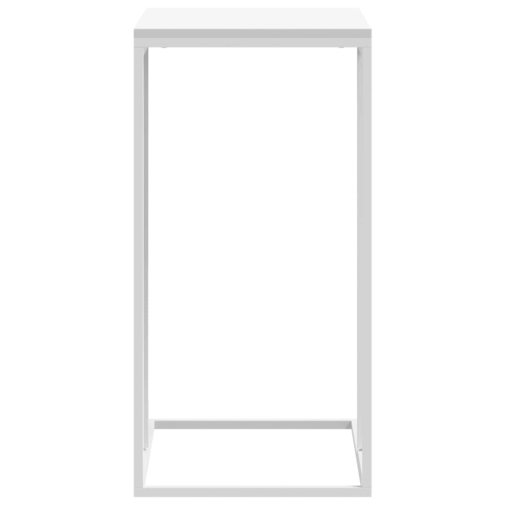 vidaXL Side Table White 40x30x59 cm Engineered Wood
