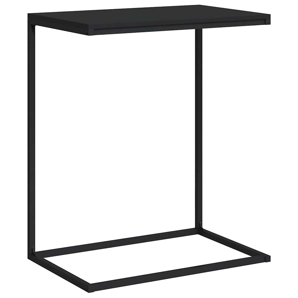 vidaXL Side Table | Black | Engineered wood, Iron | Durable | Side Table