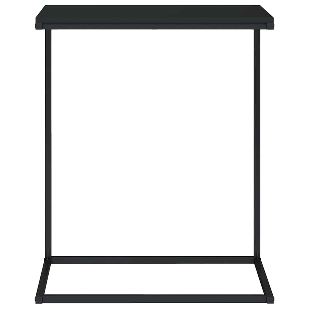 vidaXL Side Table | Black | Engineered wood, Iron | Durable | Side Table