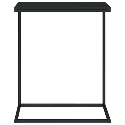 vidaXL Side Table | Black | Engineered wood, Iron | Durable | Side Table