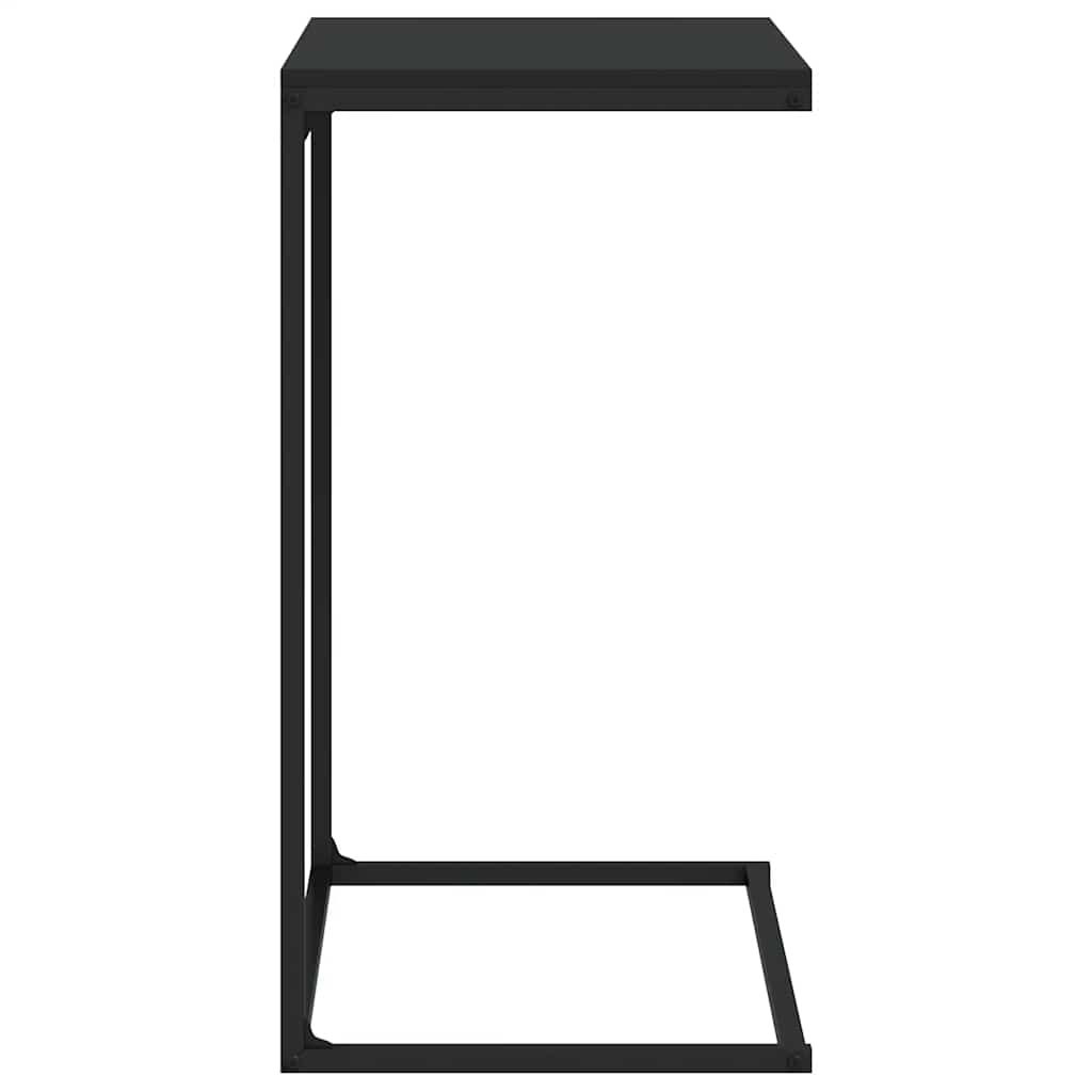 vidaXL Side Table | Black | Engineered wood, Iron | Durable | Side Table