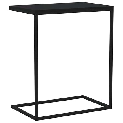 vidaXL Side Table | Black | Engineered wood, Iron | Durable | Side Table