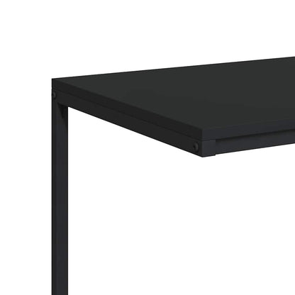 vidaXL Side Table | Black | Engineered wood, Iron | Durable | Side Table