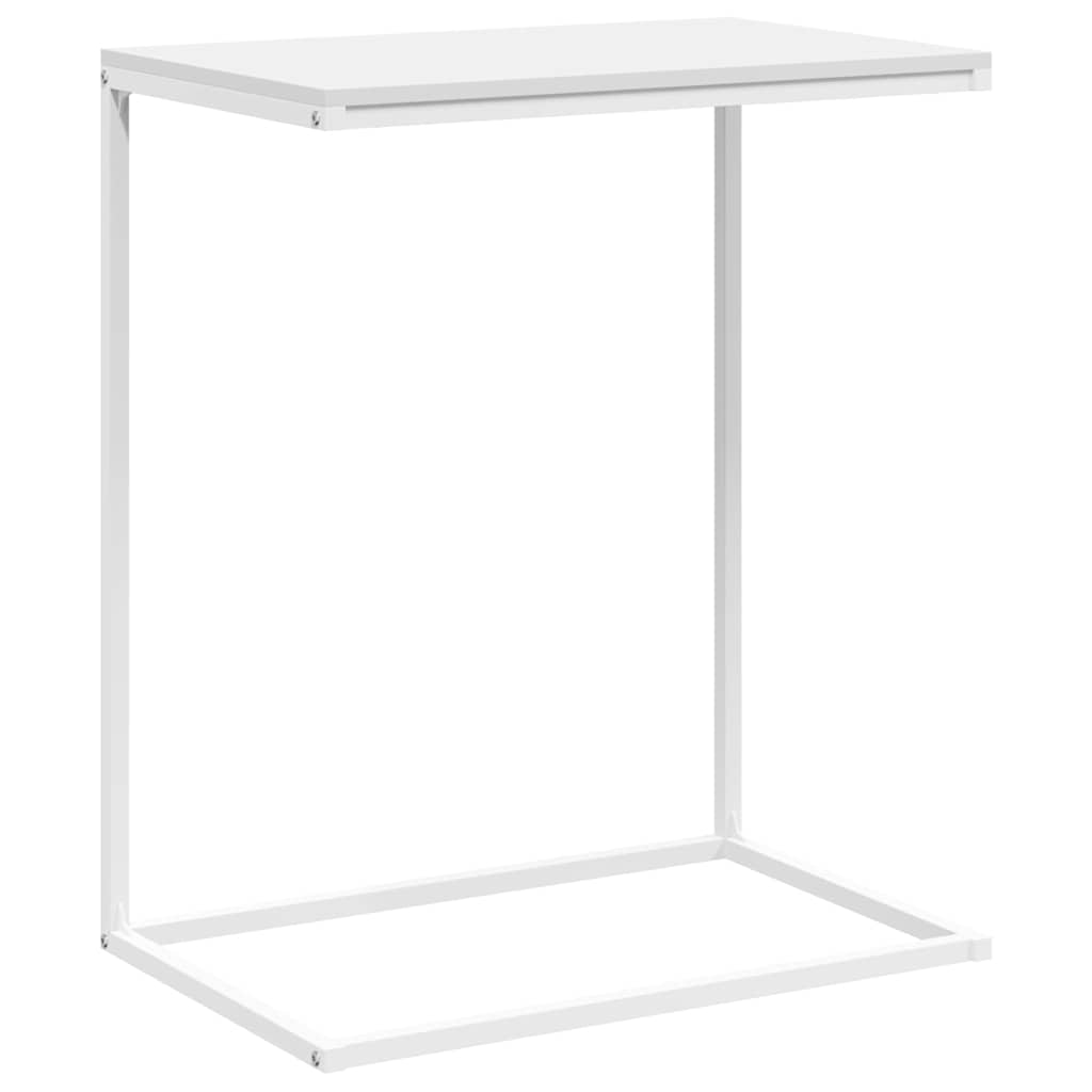 336134 vidaXL Side Table White 55x35x66 cm Engineered Wood