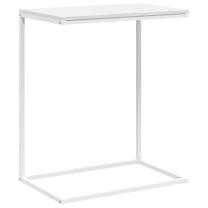 336134 vidaXL Side Table White 55x35x66 cm Engineered Wood