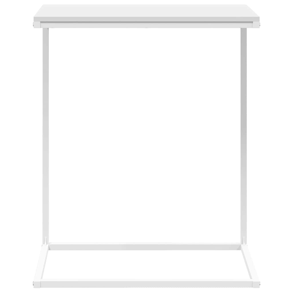 336134 vidaXL Side Table White 55x35x66 cm Engineered Wood