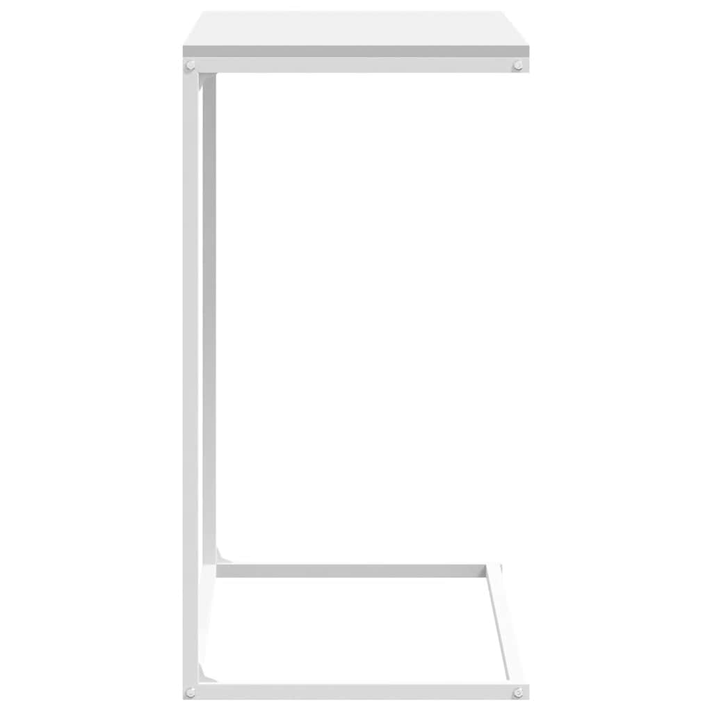 vidaXL Side Table White 55x35x66 cm Engineered Wood