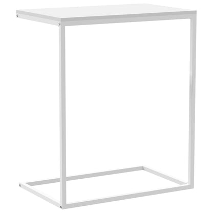 336134 vidaXL Side Table White 55x35x66 cm Engineered Wood