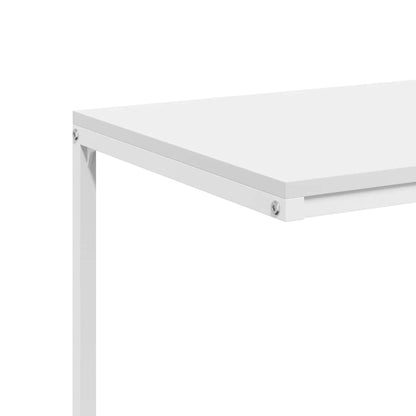 336134 vidaXL Side Table White 55x35x66 cm Engineered Wood