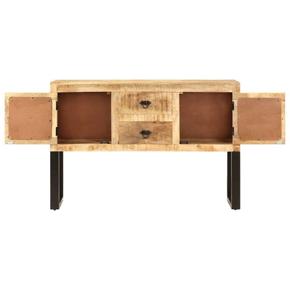 328275 vidaXL Sideboard 110x30x74 cm Rough Mango Wood